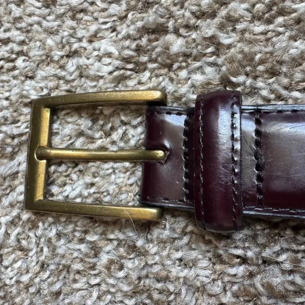 L.L. Bean Men's Brown Leather Belt